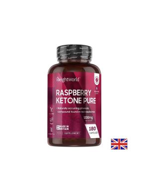 Малинови кетони 1200 мг | Raspberry Ketone Pure | Weight World , 180 капс.
