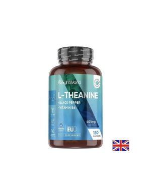 Л - Теанин 400 мг + Черен пипер 8 мг | L-Theanine  | WeightWorld, 180 капс.