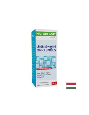 Назален мехлем при запушен нос с евкалипт, мента и мащерка, 10 g, Naturland