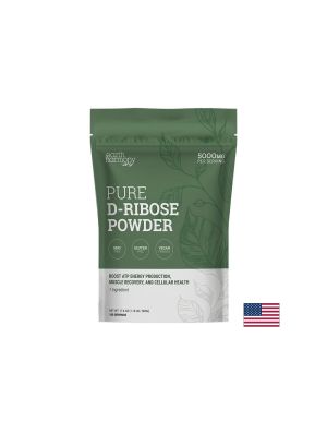 Д - Рибоза 5000 мг | Pure D-Ribose Powder | Earth Harmony Naturals, 500 гр