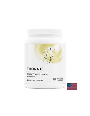 Суроватъчен протеин изолат | Whey Isolate | Thorne, вкус ванилия, 837 гр.