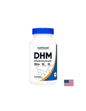 Дихидромирицетин 350 мг | DHM | Nutricost, 90 капс.