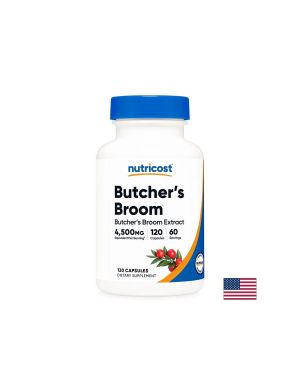 Бодлив залист екстракт 150 мг | Butcher's Broom Root Extract | Nutricost, 120 капс.