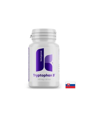 Л - триптофан 490 мг + витамини Б6 и Б3 | Tryptophan B | Kompava, 60 капсули 