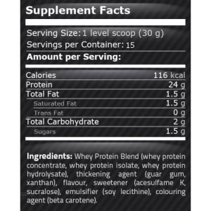 Суроватъчен протеин Pure Nutrition - PURE WHEY Double Chocolate - 454 гр