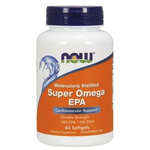 Супер Омега | Super Omega EPA 360 / DHA 240 | Now Foods, 120 драж. 