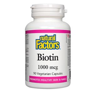 Биотин 1000 мкг | Biotin, B-7 | Natural Factors