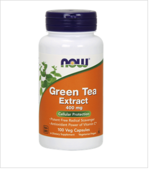  Зелен чай екстракт 400 мг | Green Tea Extract 60% | Now Foods, 100 капс