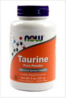 Таурин на прах  | Taurine | Now foods, 227 гр