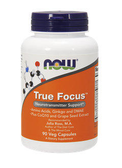 Тирозин и Фениланин | True Focus | Now Foods, 90 капс