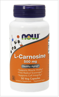 Карнозин 500 мг | L-Carnosine | Now Foods, 50 капс