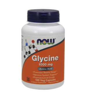 Глицин 1000 мг |  Glycine | Now Foods, 100 капс