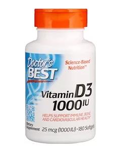 Витамин Д3, 1000 IU | Vitamin D3 | Doctor's Best
