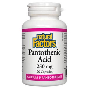 Пантотенова киселина 250 мг | Pantothenic Acid | Natural Factors 