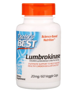 Лумброкиназа ензим | Lumbrokinase Doctor's Best