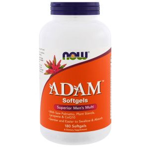 Мултивитамини и минарали за мъже Адам |Adam, Now Foods 180 дражета