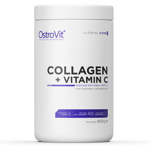 Колаген + Витамин Ц  400 гр | Хидролизиран | Collagen + Vitamin C | Ostrovit 