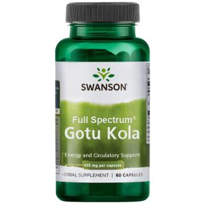 Готу Кола 435 мг | Gotu Kola | Swanson, 60 капс