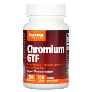 Хром 200 мкг | Chromium  GTF | Jarrow Formulas, 100 капс 