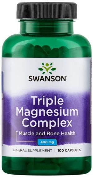Троен Магнезий Комплекс 400 мг | Magnesium Complex | Swanson, 100 капс 
