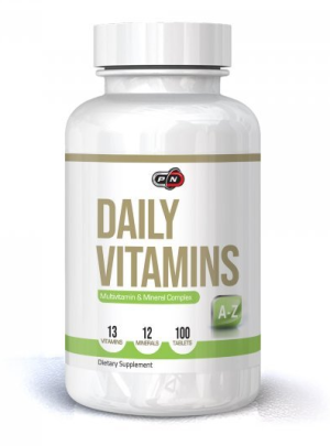 Мултивитамини, Минерали и Антиоксиданти | Daily Vitamins | Pure Nutrition, 100 табл 