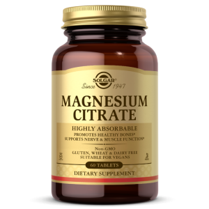 Магнезий Цитрат | Magnesium Citrate | Solgar 60 таблетки