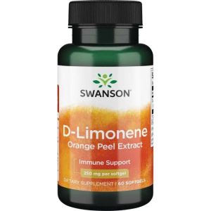 Д - Лимонен 250 мг | D - Limonene | Swanson, 60 драж 