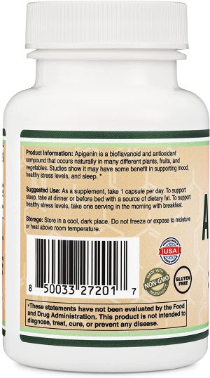 Апигенин | Apigenin  | Double Wood, 120 капс. 
