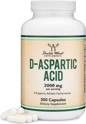 D-Аспарагинова киселина 2000 мг | D-Aspartic Acid  | Double Wood, 300 капс. 