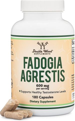 Фадогия агрестис екстракт / За мъжка потентност/ | Fadogia Agrestis | Double Wood, 180 капс. 