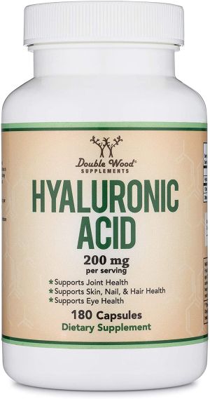 Хиалуронова киселина 200 мг | Hyaluronic acid | Double Wood, 180 капс. 