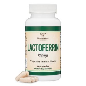 Лактоферин 250 мг  | Lactoferrin | Double Wood, 60 капс. 