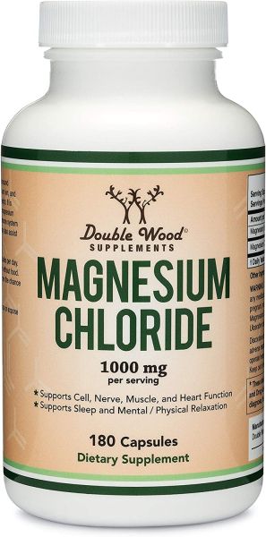 Магнезий Хлорид 120 мг | Magnesium chloride | Double Wood, 180 капс. 