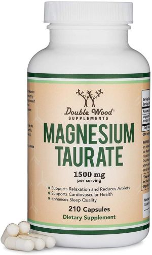 Магнезий таурат 120 мг | Magnesium taurate  | Double Wood, 210 капс. 