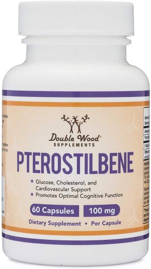 Птеростилбен 100 мг | Pterostilbene  | Double Wood, 60 капс. 