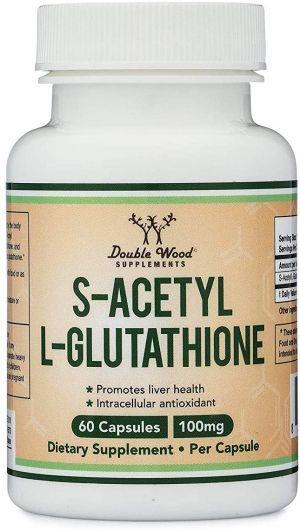 S-Ацетил-L-Глутатион | S-Acetyl-L-Glutathione | Double Wood, 60 капс. 
