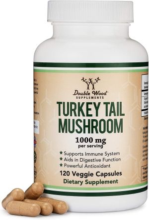 Пуешка опашка | Turkey Tail Mushroom | Double Wood, 120 капс. 