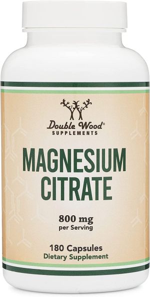 Магнезий цитрат | Magnesium Citrate | Double Wood, 180 капс.