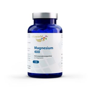 Магнезиев оксид 400 mg |  Magnesium | Vitaworld® , 120 капс. 