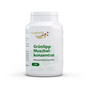 Зеленоуста мида концентрат 500 mg | Grunlipp Muschel konzentrat | Vitaworld®, 150 капс. 