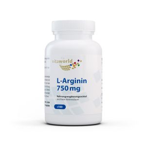  Л - Аргинин 750 mg |  L-Arginin |  Vitaworld ®, 100 табл. 