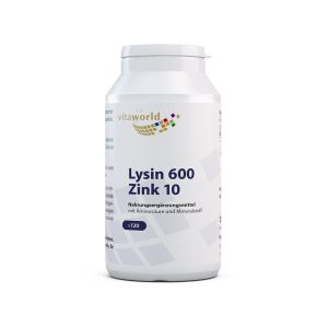 L-лизин и цинк |  L-Lysin Zink | Vitaworld ®, 120 капс. 