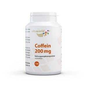 Кофеин 200 mg  | Cоffeine |   Vitaworld ®, 180 табл.