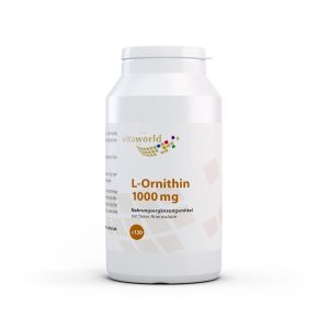 L-Орнитин 1000 mg |  L-Ornithin 1000 mg | Vitaworld ®, 120 табл. 