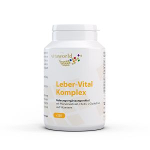 Формула с витамини и растителни екстракти за черния дроб | Leber-Vital Komplex | Vitaworld®, 120 капс. 