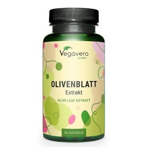 Маслина (екстракт от лист) 500 мг | Olivenblatt Extrakt | Vegavero, 90 капс. 