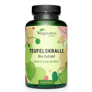 Дяволски нокът БИО Екстракт 555 мг | Teufelskralle Bio Extrakt | Vegavero, 90 капс. 