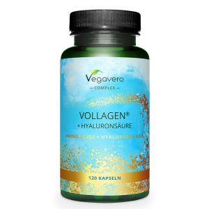Аминокиселини + Хиалуронова киселина | Vollagen®+ Hyaluronsäure | Vegavero, 120 капс.