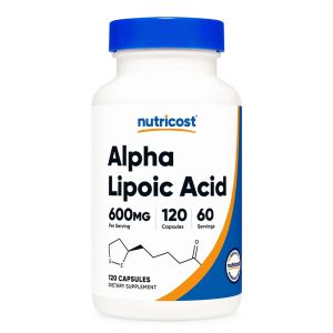 Алфа-липоева киселина 300 мг | Alpha Lipoic Acid | Nutricost, 120 капс.
