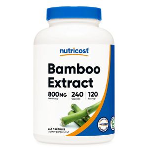 Екстракт от Бамбук 400 мг | Bamboo Extract | Nutricost, 240 капс.
